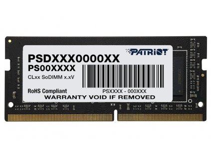 PATRIOT Signature 32GB DDR4 3200MHz / SO-DIMM / CL22 / 1,2V (PSD432G32002S)