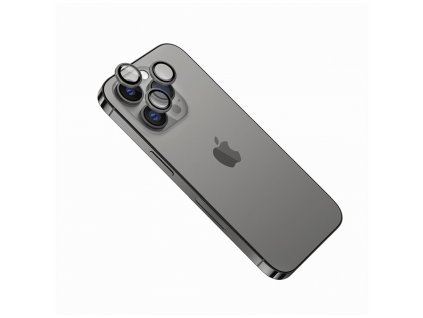 Ochranná skla čoček fotoaparátů FIXED Camera Glass pro Apple iPhone 15 Pro/15 Pro Max, space gray (FIXGC2-1202-GR)