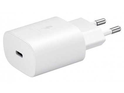 Samsung rychlonabíječka EP-TA800, USB-C, bez kabelu, 25W, bílá - bulk (EP-TA800)