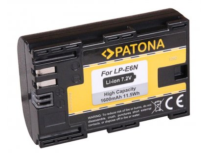 PATONA baterie pro foto Canon LP-E6/LP-E6N 1600mAh Li-Ion (PT1260)