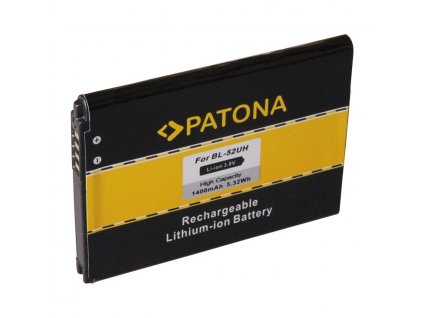 PATONA baterie pro mobilní telefon LG D280 1400mAh 3,8V Li-Ion BL-52UH (PT3150)