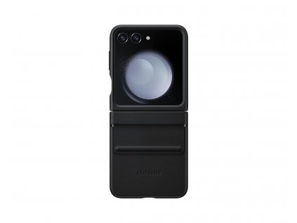 Samsung Zadní kryt z eko kůže pro Galaxy Z Flip5 Black (EF-VF731PBEGWW)