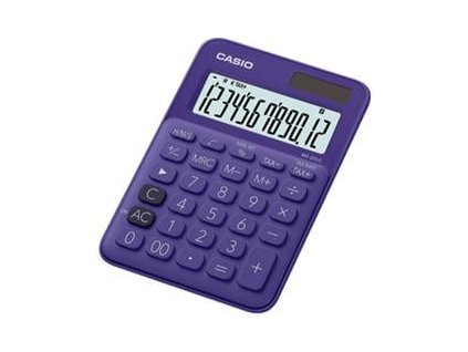 Casio MS 20 UC PL Stolní kalkulačka, fialová (45013243)