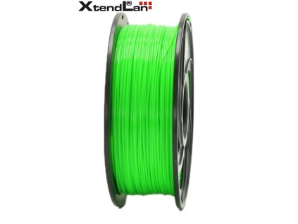 XtendLAN PLA filament 1,75mm zářivě zelený 1kg (3DF-PLA1.75-FGN 1kg)