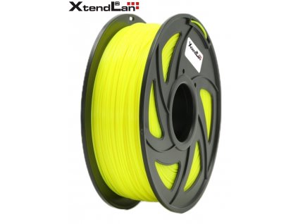 XtendLAN PLA filament 1,75mm zářivě žlutý 1kg (3DF-PLA1.75-FYL 1kg)