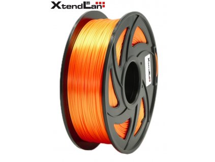 XtendLAN PLA filament 1,75mm lesklý oranžový 1kg (3DF-PLA1.75-SOR 1kg)