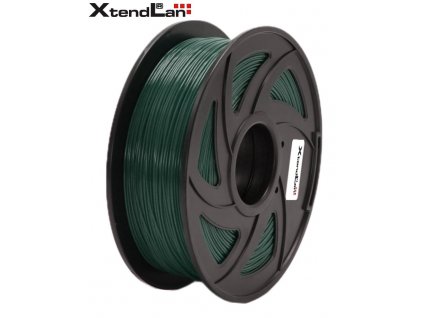 XtendLAN PLA filament 1,75mm myslivecky zelený 1kg (3DF-PLA1.75-AGN 1kg)