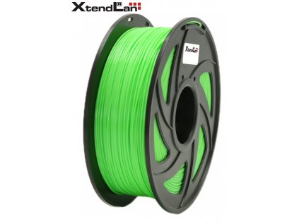 XtendLAN PETG filament 1,75mm jasně světle zelený 1kg (3DF-PETG1.75-LGN 1kg)