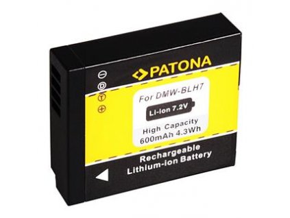 Patona PT1200 - Panasonic DMW-BLH7E 600mAh Li-Ion (PT1200)