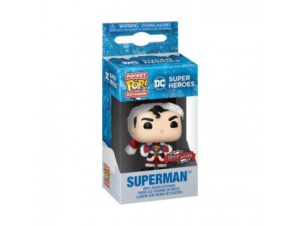 Funko POP Keychain: DC Holiday- Superman (FK66596)