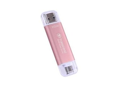 Transcend ESD310P 512GB, External SSD, USB 10Gbps, Type C/A (TS512GESD310P)