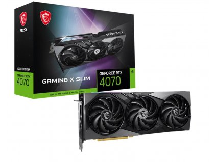 MSI GeForce RTX 4070 Gaming X SLIM 12G (RTX 4070 GAMING X SLIM 12G)