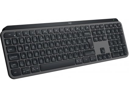 Logitech MX Keys S, CZ, bezdrátová klávesnice, černá/grafitová (920-011590)