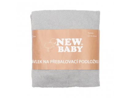 New Baby Návlek na přebalovací podložku 50x70 šedý (43924)