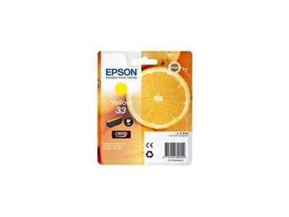 Epson Singlepack 33 Claria Ink T3344 žlutá - originální (C13T33444012)