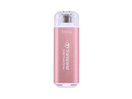 Transcend ESD300P 512GB, External SSD, USB 10Gbps, Type C (TS512GESD300P)