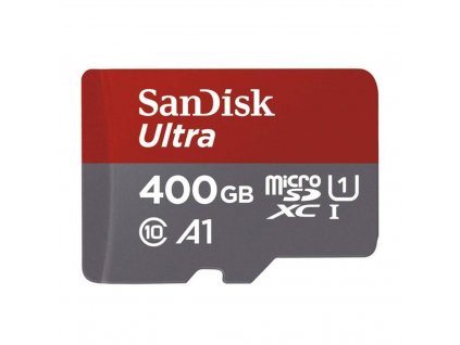 SanDisk Ultra microSDXC 400GB 150MB/s A1 Class10 UHS-I + Adaptér (SDSQUA4-400G-GN6MA)