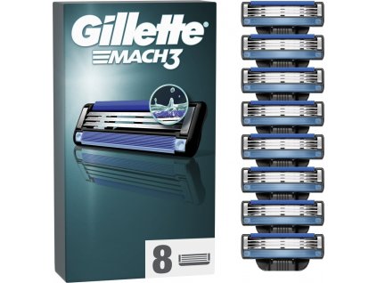 Gillette Mach3 náhradní hlavice 8ks (8700216066556)