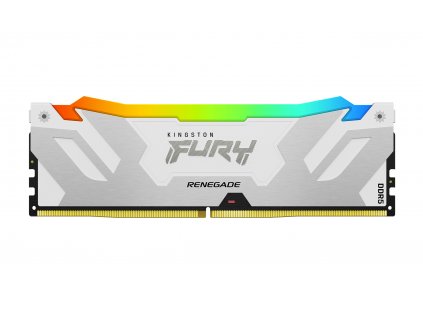 Kingston Fury Renegade RGB White DIMM DDR5 16GB 6400MHz, XMP, bílá (KF564C32RWA-16)