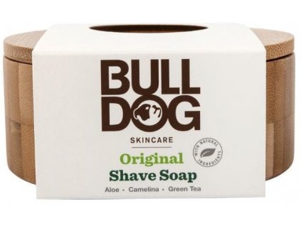 Bulldog Shave Soap Holící mýdlo v bambusové misce 100g (5060144647351)