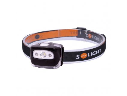 Solight čelová LED svítilna, 3W + červené světlo, 3x AAA (WH27)