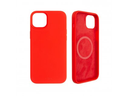 Zadní kryt FIXED MagFlow s podporou MagSafe pro Apple iPhone 14 Plus, červený (FIXFLM-929-RD)