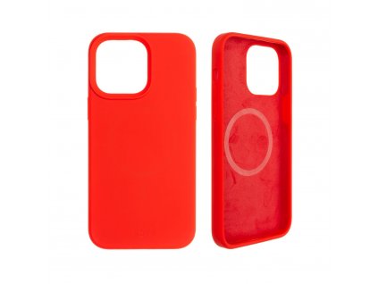 Zadní kryt FIXED MagFlow s podporou MagSafe pro Apple iPhone 14 Pro Max, červený (FIXFLM-931-RD)