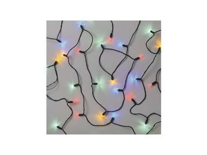 LED vánoční řetěz – tradiční, 26,85 m, venkovní i vnitřní, multicolor (1550044026)