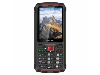 EVOLVEO StrongPhone W4, černo-červená (SGP-W4-BR)