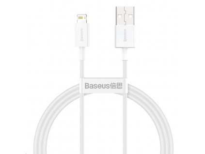 Baseus Superior Series rychlonabíjecí kabel USB/Lightning 2.4A 1m bílá (CALYS-A02)