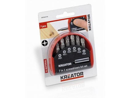 Kreator KRT064150 - Sada bitů 7 ks PZ (KRT064150)