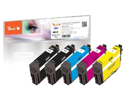 PEACH kompatibilní cartridge Epson 502 MultiPack Plus, 2x6.2ml; 3x5.2ml (320870)