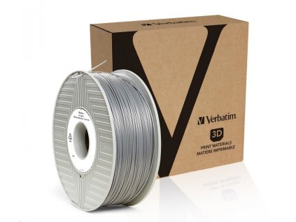 VERBATIM 3D Printer Filament ABS 1,75mm ,404m,1kg silver/metal grey (OLD PN 55016) (55032)