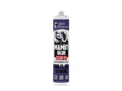 Den Braven MAMUT GLUE Clear UV 290ml průhledný (51933BD)