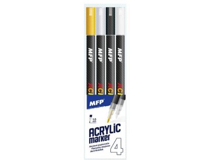 MFP Akrylový popisovač 1mm set 4ks (6410846)