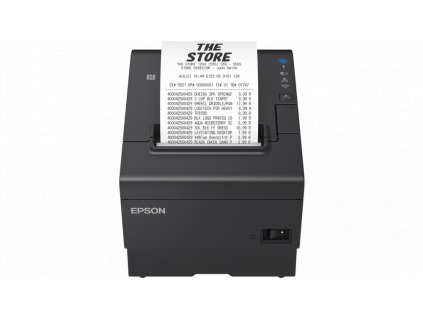 EPSON pokladní tiskárna TM-T88VII černá, RS232, USB, Ethernet, vyměnitelné rozhraní (C31CJ57112)