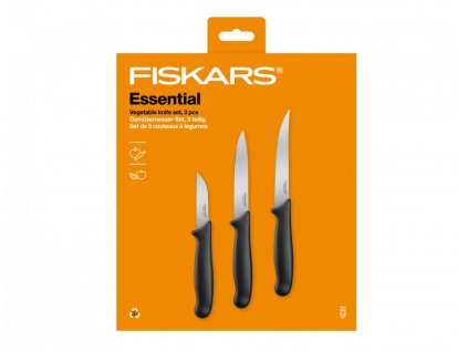 Fiskars Set nožů na zeleninu Essential 3ks (1065584)