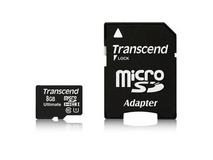 Transcend microSDHC 8GB Class10 UHS-I 600x Ultimate (TS8GUSDHC10U1)