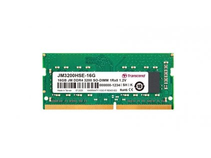 Transcend JetRam 16GB DDR4 SO-DIMM 3200MHz CL22 (JM3200HSE-16G)