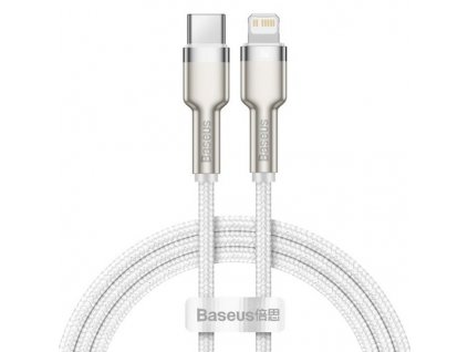 Baseus Cafule Series nabíjecí/datový kabel USB-C na Lightning PD 20W 1m, bílá (CATLJK-A02)