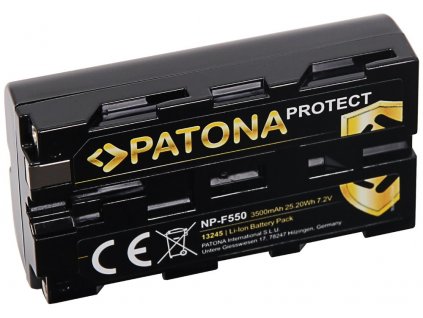 PATONA baterie pro foto Sony NP-F550 3500mAh Li-Ion 7,2V Protect (PT13245)