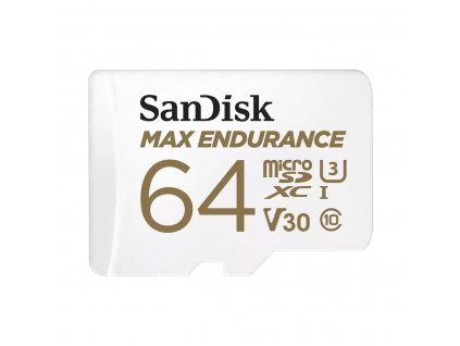 DF SanDisk Max Endurance microSDXC 64GB 100 MB/s UHS-I U3 Class 10+ Adaptér (SDSQQVR-064G-GN6IA)