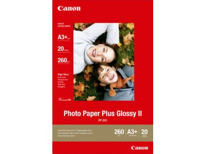 Canon PP-201 A3+ Photo Paper Plus Glossy II 20sheets 260g/m2 ***** (2311B021)