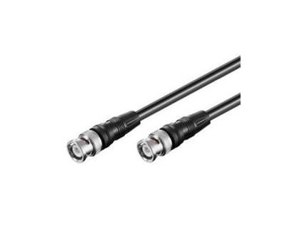 PremiumCord BNC anténní kabel koaxiální satelitní pro audio/video 75 Ohm 5m M/M (ktbmm05)