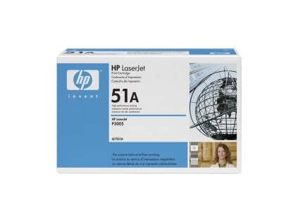 HP 51A Black Toner (6500 stran) pro LJ P3005/M3035/M3027, Q7551A - originální (Q7551A)