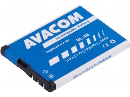 AVACOM Baterie do mobilu Nokia 6111 Li-Ion 3,7V 750mAh (náhrada BL-4B) (GSNO-BL4B-S750)