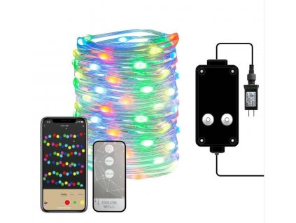 Immax NEO LITE Smart vánoční LED osvětlení - řetěz 16m, 160ks RGB diod, WiFi, TUYA (07736L)