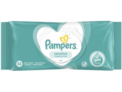 Pampers Sensitive Dětské Čisticí Ubrousky 52ks (8001841041391)