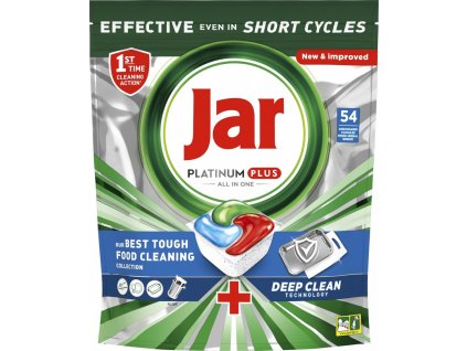 Jar Kapsle na nádobí Platinum Plus Blue Deep Clean, 54 ks (8006540751510)