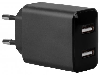 AVACOM HomeNOW 2 síťová nabíječka 5V 3,4A 17W se dvěma USB-A výstupy (NASN-2X34-BH2)